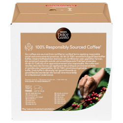 NESCAFÉ Dolce Gusto Cortado Espresso Macchiato Decaf Coffee Capsules, 16 servings, Intensity 8, Robusta