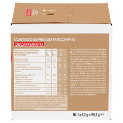 Κάψουλες καφέ NESCAFÉ Dolce Gusto Cortado, Espresso, Macchiato, χωρίς καφεΐνη, 16 μερίδες, ένταση 8, Robusta
