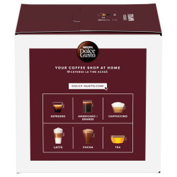 Кафе капсули NESCAFÉ Dolce Gusto Espresso Napoli, 16 напитки, Интензитет 13, Арабика и Робуста