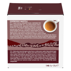 Capsule de cafea NESCAFÉ Dolce Gusto Espresso Napoli, 16 porții, intensitate 13, Arabica și Robusta