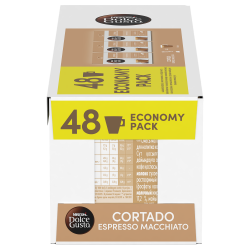 Кафе капсули NESCAFÉ Dolce Gusto Cortado Espresso Macchiato Economy pack, 48 напитки, Интензитет 8, Робуста