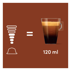 NESCAFÉ Dolce Gusto Lungo Intenso Coffee Capsules, 16 capsules, 120 ml per serving, Intensity 9, Arabica and Robusta