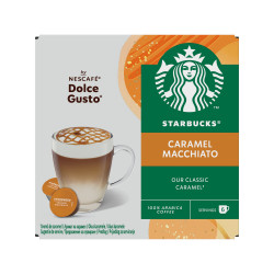 Κάψουλες καφέ STARBUCKS Caramel Macchiato για Nespresso, 6 μερίδες, Ένταση 5, 100% Αραβικά