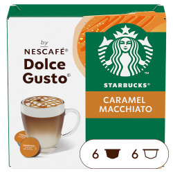 Кафе капсули STARBUCKS Caramel Macchiato за Nespresso, 6 напитки, Интензитет 5, Арабика 100%