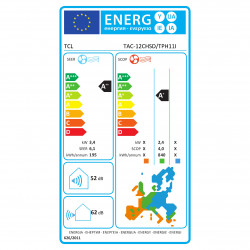 Κλιματιστικό με inverter TCL BreezeIN TAC-12CHSD/TPH11I, 12000 BTU, 22 м2, Α++/Α+, Wi-Fi, iFeel, ECO, Αυτόματος καθαρισμός σε 4 στάδια, Google Home και Alexa, Gentle Breeze, Λευκό