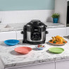Мултикукър под налягане Ninja Foodi OP350FR, 1400W, 6 л, 9 програми, 40-200°C, TenderCrisp®, Керамично покритие, Поддържане на топлината, Цяло пиле, Черен/инокс