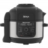 Multicooker sub presiune Ninja Foodi OP350FR, 1400 W, 6 Л, 9 programe, 40-200°C, TenderCrisp®, Acoperire ceramica, Mentinerea caldurii, Pui întreg, Negru/inoxidabil