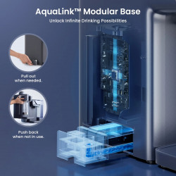Modul suplimentar pentru apa carbogazoasa si apa rece Jimmy Matrix S9, Pentru M9 Pro, 0,75 l, Pana la 2 sticle 0,5 l, 10-15 °C, Gri