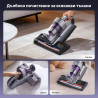 Aspirator anti-acarieni Jimmy BX8 Pro, 600 W, 0,5 l, 17 kPa, Pro-Brushroll, Sterilizare prin incalzire la 65 °C, Ultrasunete, UV, Ioni negativi, Filtrare in 6 etape, Gri/Violet