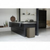 Кош за боклук Brabantia Bo Touch 1001271, 2x30 л, Плавно и безшумно отваряне, Голям отвор, Тъмносив