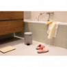 Кош за боклук с педал Brabantia NewIcon 1010434, 5 л, Леко затваряне, Противоплъзгаща основа, Светлосив