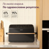 Cosori Dual Blaze TwinFry Compact CAF-TF801 forró levegős sütő, 2700 W, 8,6 l, 35–240 °C, 5 program, kerámia bevonat, szinkronizálás, fekete/rózsaszín arany
