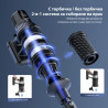 Κάθετη σκούπα 3 σε 1 JIMMY JV10 Pro Aqua, 800 W, 0,6 λ, 90 λεπτά, Στεγνό/υγρό + γυάλισμα, 4 λειτουργίες, Αισθητήρας σκόνης, Αυτόματη ρύθμιση ισχύος, Λευκό/μαύρο