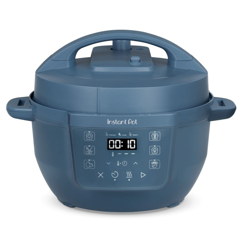 Instant Pot Classic Mini 140800701 multicooker, 800 W, 3,8 l, 7 program, „Favorite” gombok, LCD-kijelző, rozsdamentes acél, kék