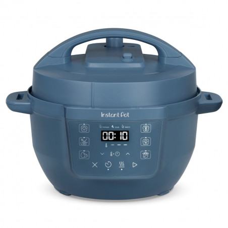 Μουλτικουκέρ Instant Pot Classic Mini 140800701, 800 W, 3,8 λίτρα, 7 προγράμματα, κουμπιά «Favorite», οθόνη LCD, ανοξείδωτο ατσάλι, μπλε