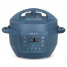 Multicooker Instant Pot Classic Mini 140800701, 800 W, 3,8 l, 7 programe, Butoane „Favorite”, Ecran LCD, Otel inoxidabil, Albastru