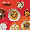 Instant Pot Classic Mini 140800701 multicooker, 800 W, 3,8 l, 7 program, „Favorite” gombok, LCD-kijelző, rozsdamentes acél, kék