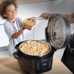 Мултикукър Instant Pot Classic Mini 140800001, 800W, 3.8 л, 7 програми, Favorite бутони, LCD дисплей, Неръждаема стомана, Черен