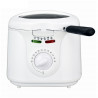 Elite EDFF-1290W Hot Air Fryer, 1300W, 2 liters, 80–190°C, Viewing Window, Cool Touch, White