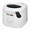 Elite EDFF-1290W forró levegős sütő, 1300 W, 2 liter, 80–190 °C, megfigyelőablak, Cool Touch, fehér