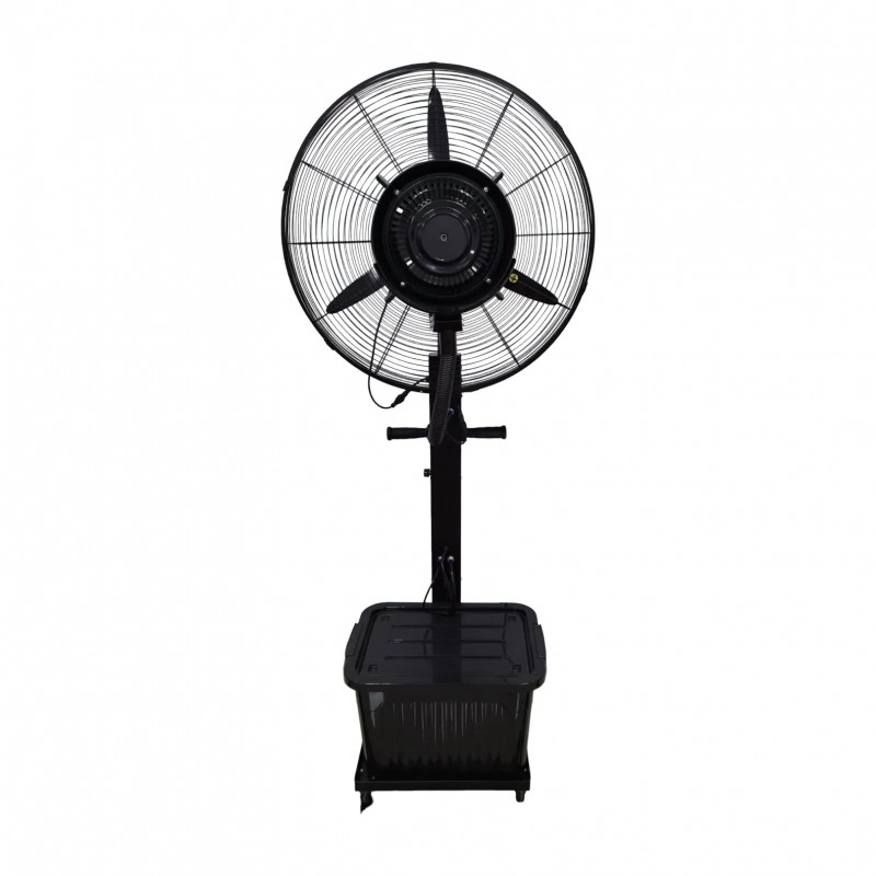 Вентилатор с водна мъгла Lamarque LFM-3343BL, 260 W, 26 инча, 41 л, До 50 м3, Алуминиев двигател, 3 скорости, Черен