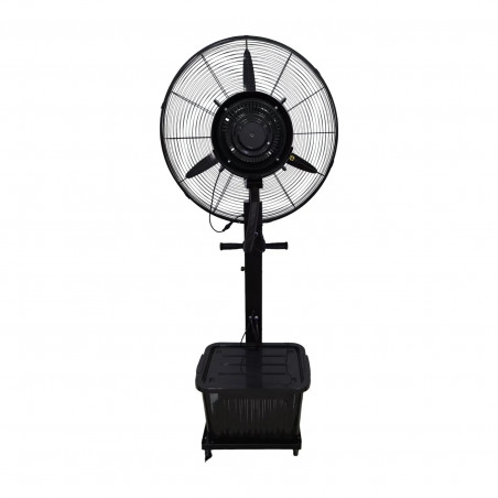 Вентилатор с водна мъгла Lamarque LFM-3343BL, 260 W, 26 инча, 41 л, До 50 м3, Алуминиев двигател, 3 скорости, Черен