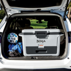 Ninja FrostVault FB151EUWH Cooler, 47 L, Passive, Holds 80 cans, Keeps ice for up to 6 days, Dry Compartment, White