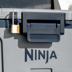 Хладилна кутия Ninja FrostVault FB230EUGY, 28 л, Пасивна, 48 кена, Поддържа лед до 5 дни, Сухо отделение, Колела, Сив