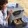 Ninja FrostVault FB230EUGY Cooler, 28 L, Passive, Holds 48 cans, Keeps ice for up to 5 days, Dry compartment, Wheels, Gray
