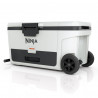 Ninja FrostVault FB265EUUKWH Cooler, 61.5 L, Passive, Holds 97 cans, Keeps ice for up to 6 days, Dry Compartment, Wheels, White