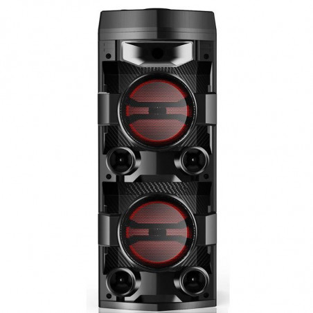 La mâna a doua: Sistem audio Finlux FBS-65X30, 60 W, ecran LCD, telecomandă, USB, FM, AUX, Bluetooth, microfon, negru