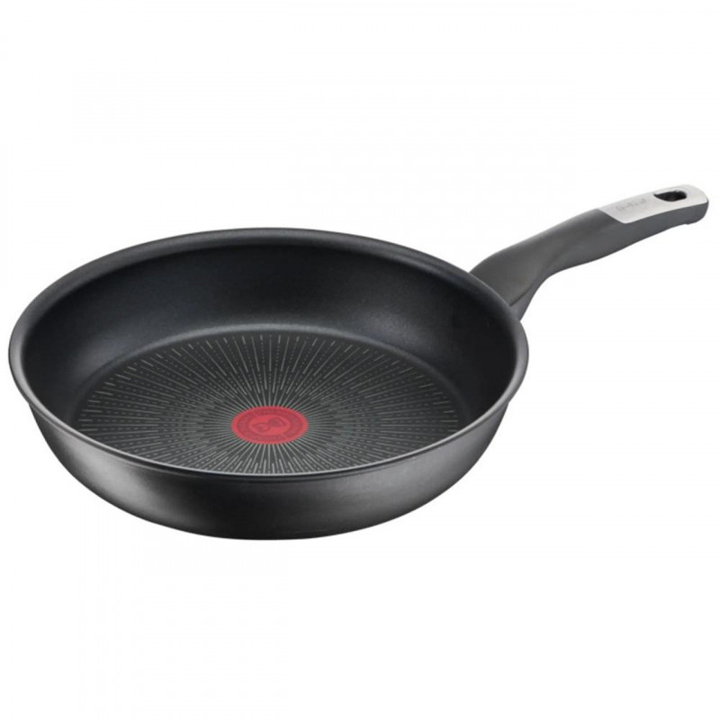 Használt: Tefal G2550572 serpenyő, 26 cm, Thermo-Spot, X6 tapadásmentes titánbevonat, indukciós, fekete