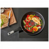 Használt: Tefal G2550572 serpenyő, 26 cm, Thermo-Spot, X6 tapadásmentes titánbevonat, indukciós, fekete