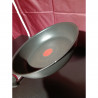 Használt: Tefal G2550572 serpenyő, 26 cm, Thermo-Spot, X6 tapadásmentes titánbevonat, indukciós, fekete