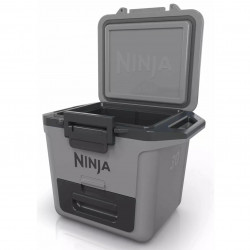 Ninja FrostVault FB131EUGY Cooler, 28 L, Passive, Holds 48 cans, Keeps ice for up to 5 days, Dry Compartment, Gray