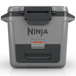 Lada frigorifica Ninja FrostVault FB131EUGY, 28 l, Pasiva, 48 doze, Pastreaza gheata pana la 5 zile, Compartiment uscat, Gri