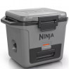 Ninja FrostVault FB131EUGY Cooler, 28 L, Passive, Holds 48 cans, Keeps ice for up to 5 days, Dry Compartment, Gray