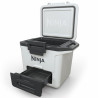 Lada frigorifica Ninja FrostVault FB131EUWH, 28 l, Pasiva, 48 doze, Pastreaza gheata pana la 5 zile, Compartiment uscat, Alb