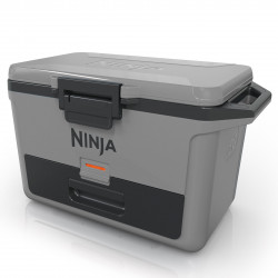 Lada frigorifica Ninja FrostVault FB151EUGY, 47 l, Pasiva, 80 doze, Pastreaza gheata pana la 6 zile, Compartiment uscat, Gri