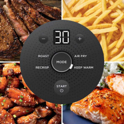 Friteuza cu aer cald 4in1 Ninja CRISPi FN102EU, 1700 W, 3,8 + 1,4 l, 70-185°C, TempWare, Placi ceramice, Fara PFAS, Design portabil, Alb