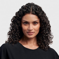 Dyson HS08 Airwrap i.d.™ Curly + Coily Hair Styler 142899-01 AmSi/PkCp, 1300W, 13.5 l/s, Automatic curling, Ionization, 3 speeds, 3 heat settings, Bluetooth, Amber Silk/Champagne Pink