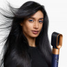 Маша за коса Dyson 107163-01 HS08 Airwrap i.d.™ T1/T2 PBu/RCo Straight + Wavy, 1300W, 13.5 l/s, Автоматично къдрене, Йонизиране, 3 скорости, 3 температури, Bluetooth, Пруско син/меден цвят