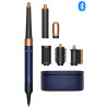 Dyson 107163-01 HS08 Airwrap i.d.™ T1/T2 PBu/RCo Straight + Wavy Hair Styler, 1300W, 13.5 l/s, Automatic Curling, Ionization, 3 speeds, 3 temperature settings, Bluetooth, Prussian blue/copper color