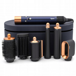 Dyson 107163-01 HS08 Airwrap i.d.™ T1/T2 PBu/RCo Straight + Wavy Hair Styler, 1300W, 13.5 l/s, Automatic Curling, Ionization, 3 speeds, 3 temperature settings, Bluetooth, Prussian blue/copper color