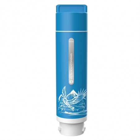 Filtru de mineralizare pentru NatureFlow F4, Sistem de osmoza inversa în 10 etape, Elimina contaminantii grei, Fara BPA, Albastru