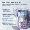 Sistem de purificare a apei NatureFlow Y6 Ultra, 5 litri, Apa calda si rece, Filtrare in 10 etape, Osmoza inversa, Alb/Auriu