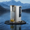 Система за пречистване на вода NatureFlow F4, До 4000 л, Алкална обратна осмоза, Моментална гореща вода, pH 9.5, Тъчскрийн, Бял