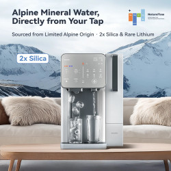 Σύστημα καθαρισμού νερού NatureFlow I4, 4,8 λίτρα, κρύο νερό και παγάκια, φιλτράρισμα 10 σταδίων, αντίστροφη όσμωση, λευκό/γκρι