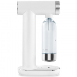 Aparat de apa carbogazoaza / sifon SMEG Collezione SKC01WHM, 800 ml, CO2, Supapa de siguranta, Tava de scurgere, Actionare manuala, Alb mat