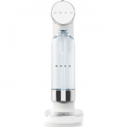 Aparat de apa carbogazoaza / sifon SMEG Collezione SKC01WHM, 800 ml, CO2, Supapa de siguranta, Tava de scurgere, Actionare manuala, Alb mat